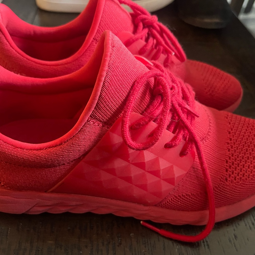 Aldo red tennis shoes